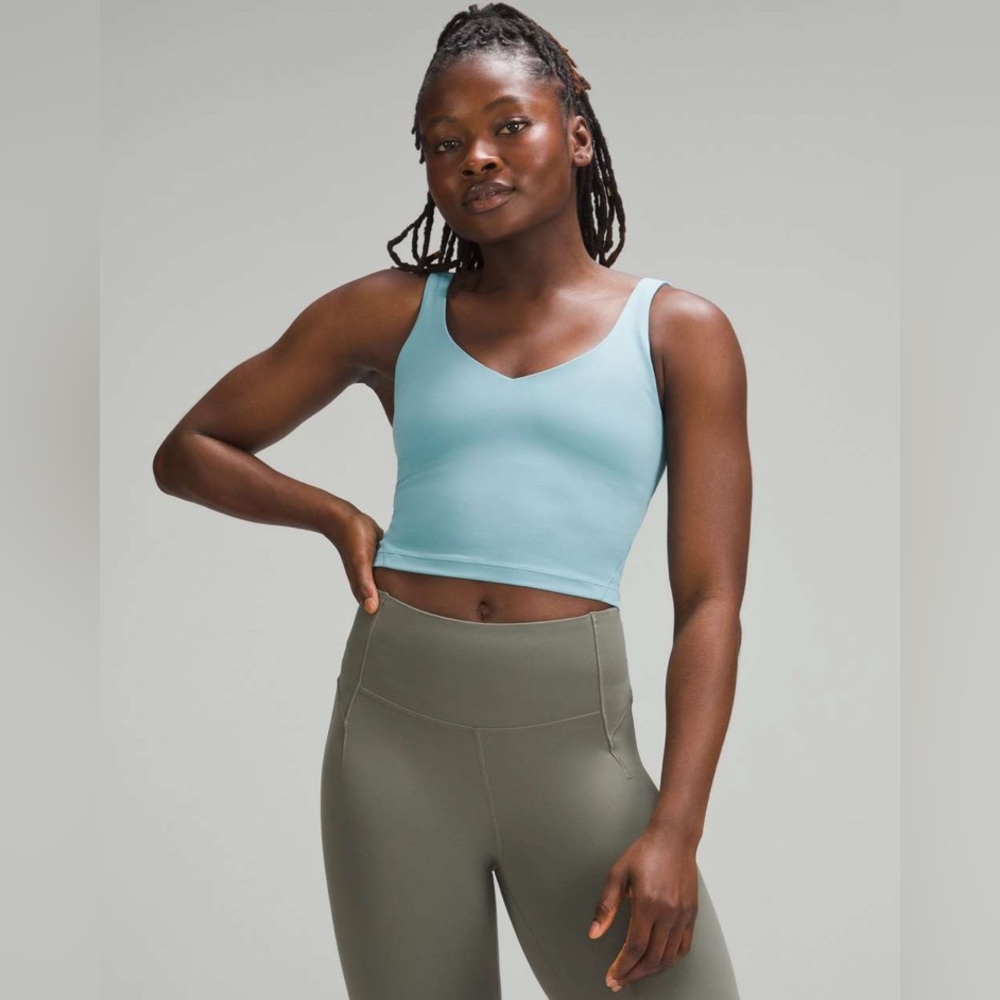 lululemon athletica Light Blue Tank Top